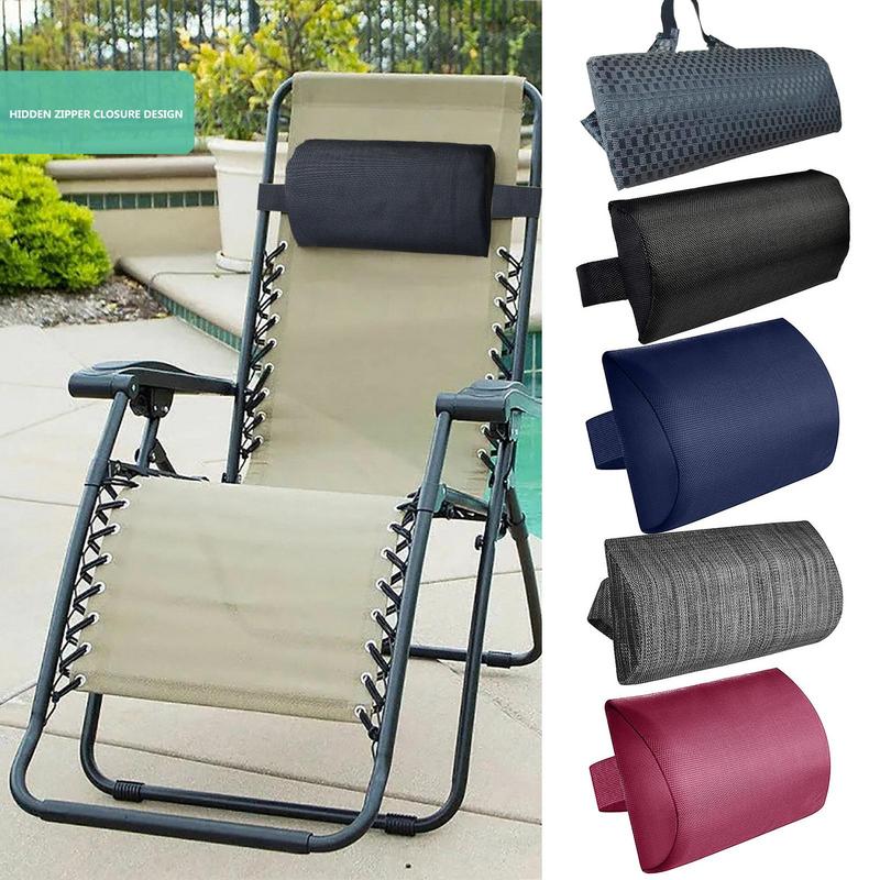 Outdoor Furniture Sunbrella - 1/2Pcs Garden Lounger Cushion Neck Pillow