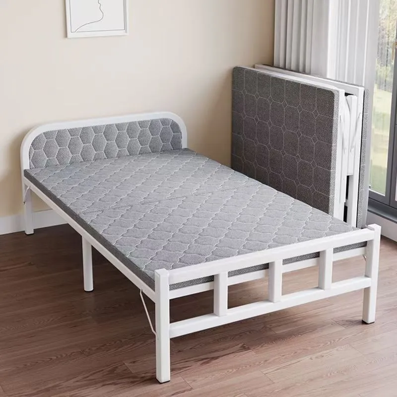 Outdoor Furniture Small - Single Folding Bed Outdoor Wrought Iron