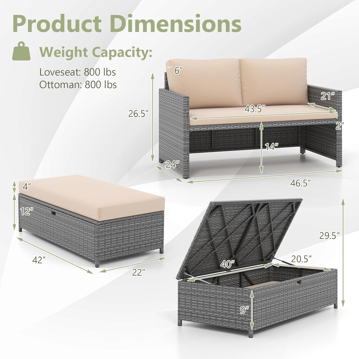 Wicker Patio Daybed Loveseat O - Outdoor Daybed Sofa review and price