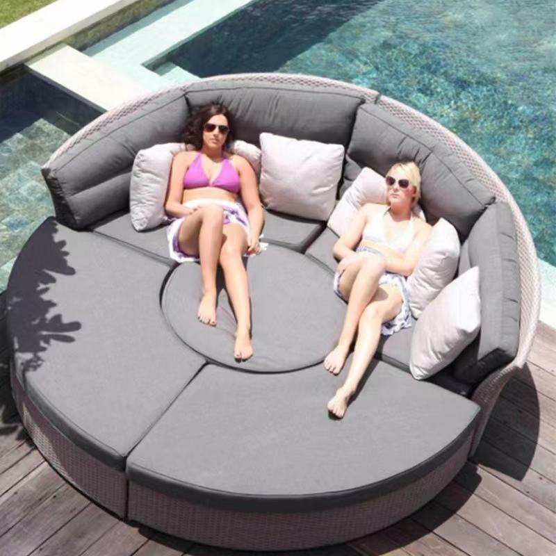 Outdoor Rattan Round Daybed So - Outdoor Daybed Sofa review and price