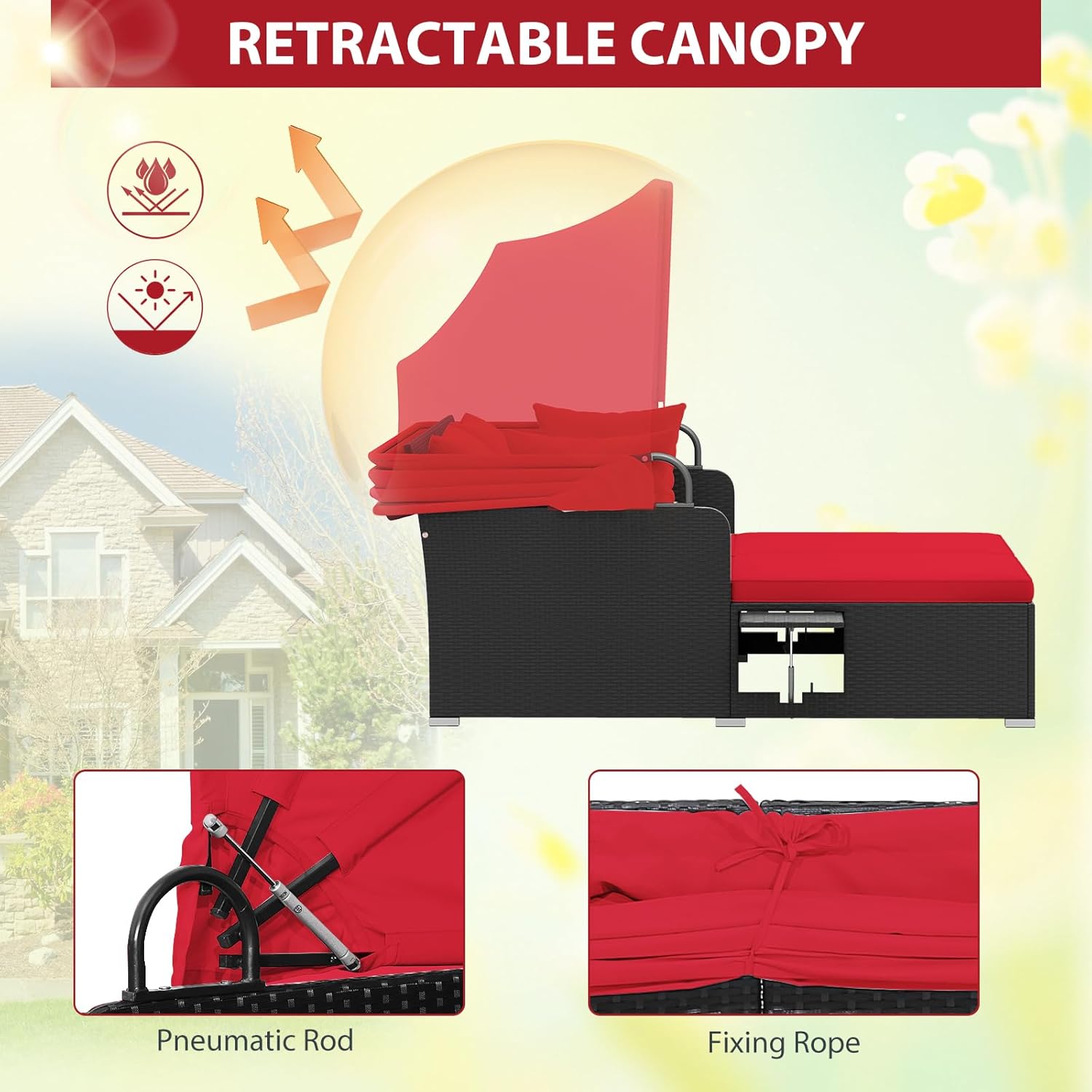 2 Person Rattan Outdoor Daybed - Outdoor Daybed Sofa review and price