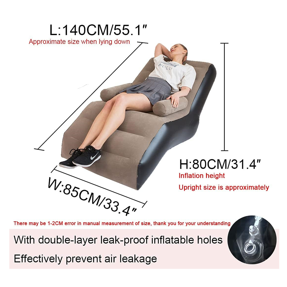 Folding Lazy Sofa,Inflatable L - Outdoor Furniture Small review and price