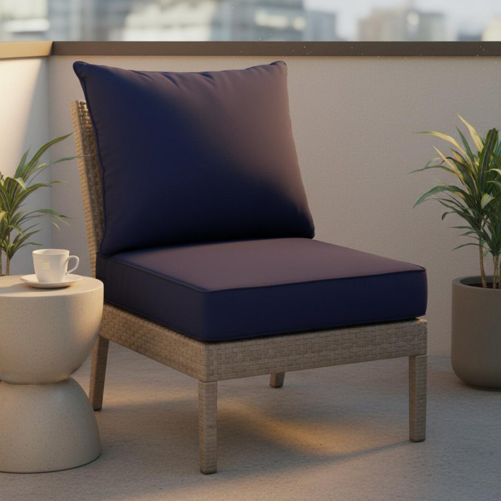 Patio Chair Pad Hidden Closure - Outdoor Furniture Pads review and price