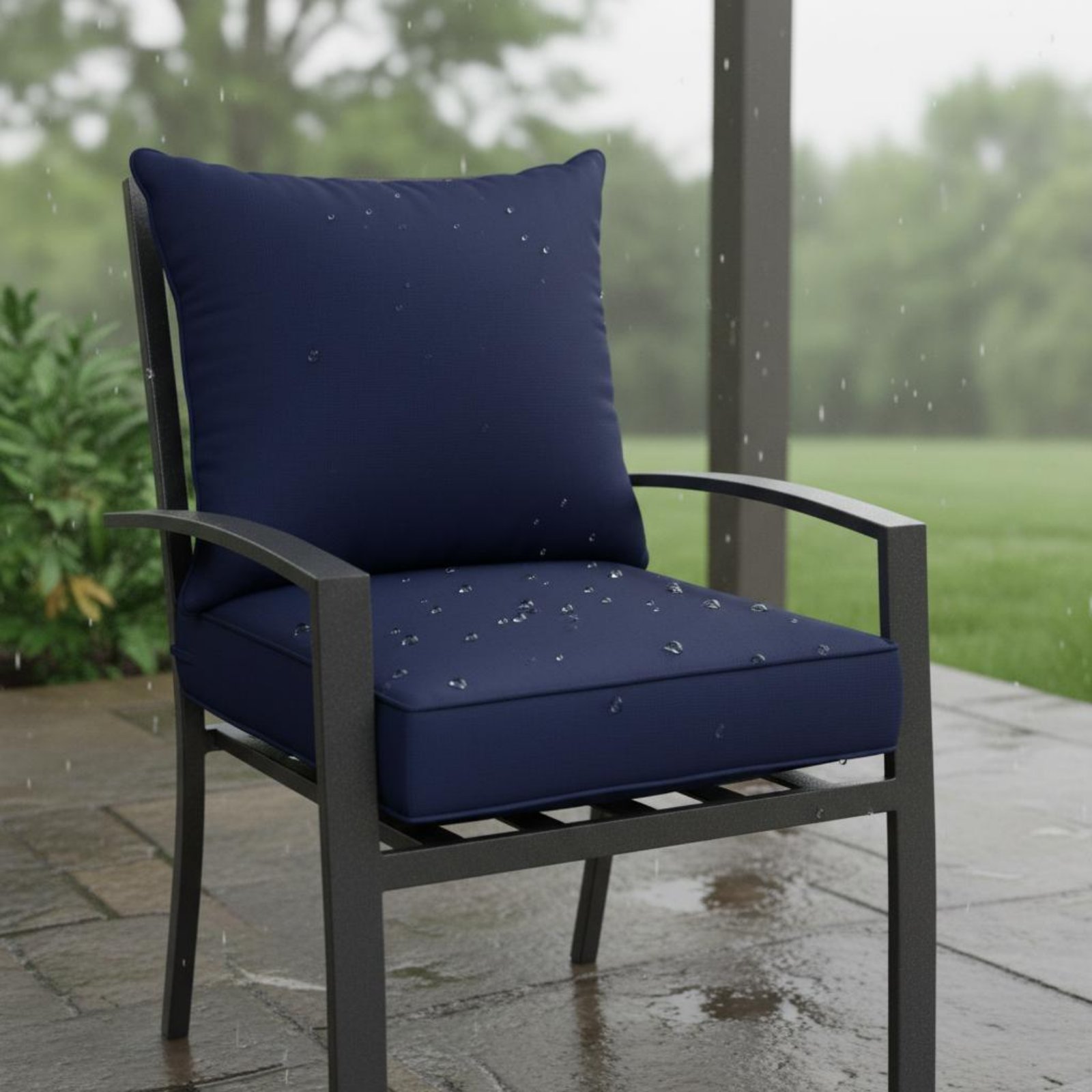 Patio Chair Pad Hidden Closure - Outdoor Furniture Pads review and price