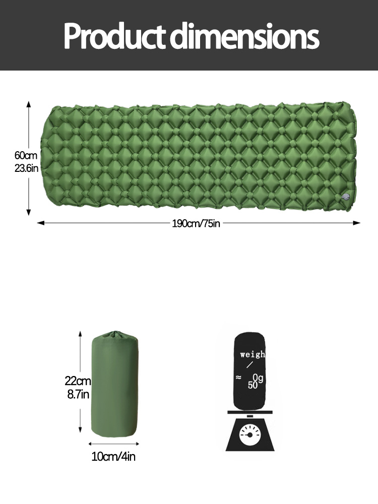 Camping Inflatable Mattress in - Outdoor Furniture Pads review and price